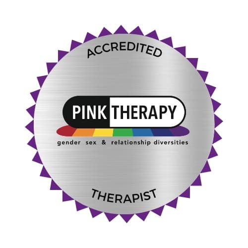 Pink Therapy accredited therapist